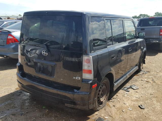 JTLKT324254012253 - 2005 TOYOTA SCION XB შავი ფოტო 4