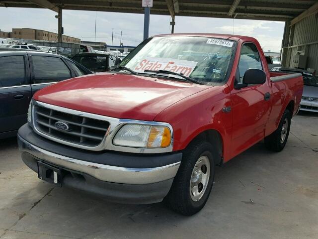 1FTRF17262KD88667 - 2002 FORD F150 RED photo 2