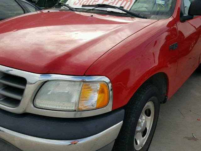 1FTRF17262KD88667 - 2002 FORD F150 RED photo 9