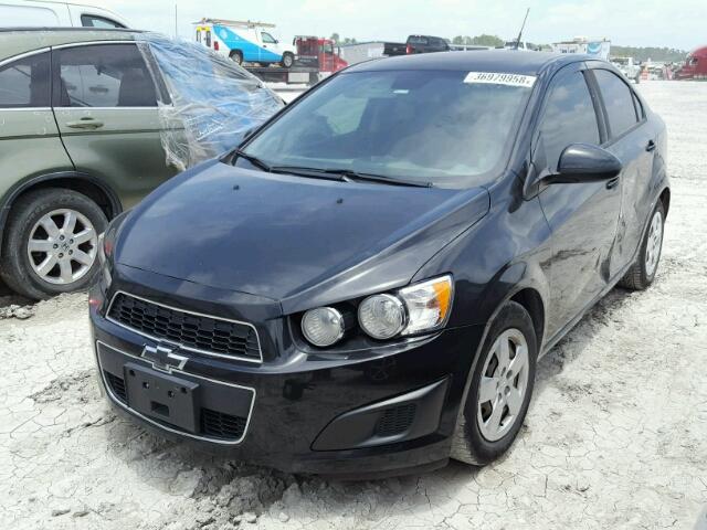 1G1JA5SH2D4109584 - 2013 CHEVROLET SONIC LS 黑色 照片 2