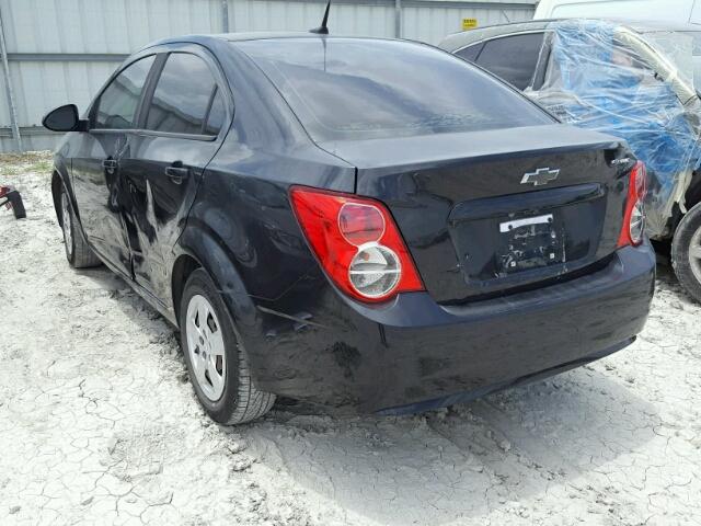 1G1JA5SH2D4109584 - 2013 CHEVROLET SONIC LS 黑色 照片 3
