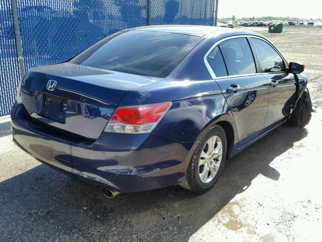 1HGCP2F4XAA180454 - 2010 HONDA ACCORD LXP BLUE photo 4