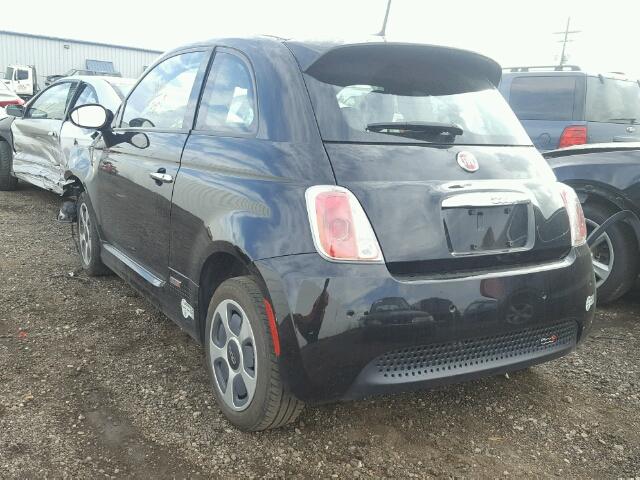 3C3CFFGE5FT522980 - 2015 FIAT 500 BLACK photo 3