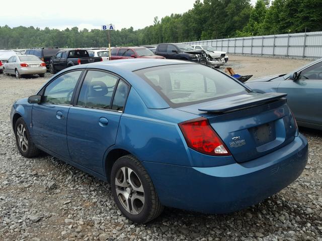1G8AL52F25Z118123 - 2005 SATURN ION LEVEL BLUE photo 3