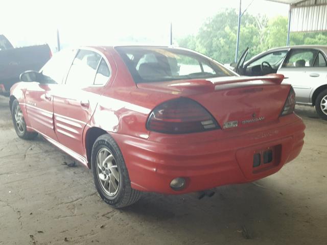 1G2NF52E62C206861 - 2002 PONTIAC GRAND AM S Qırmızı foto 3