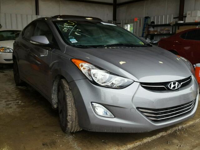 5NPDH4AE7DH385819 - 2013 HYUNDAI ELANTRA GRAY photo 1