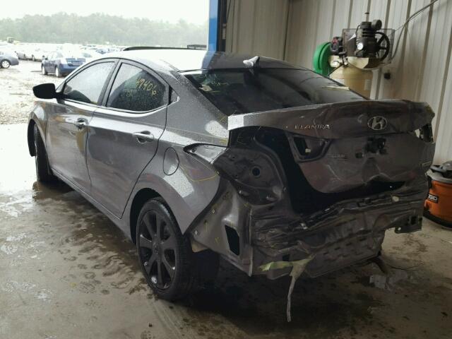 5NPDH4AE7DH385819 - 2013 HYUNDAI ELANTRA GRAY photo 9