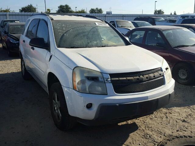 2CNDL13F256192935 - 2005 CHEVROLET EQUINOX LS WHITE photo 1