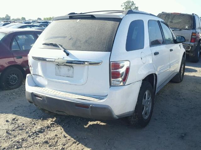 2CNDL13F256192935 - 2005 CHEVROLET EQUINOX LS WHITE photo 4