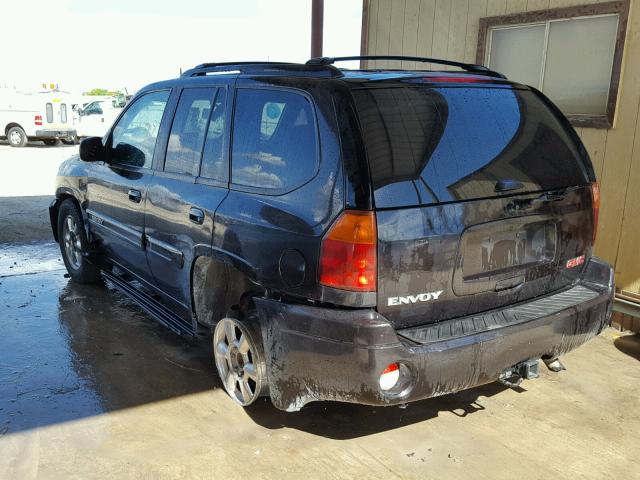 1GKDS13S442131008 - 2004 GMC ENVOY BLACK photo 3