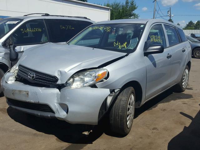 2T1KR32E37C636615 - 2007 TOYOTA COROLLA MA SILVER photo 2