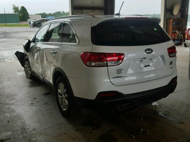 5XYPGDA51GG138775 - 2016 KIA SORENTO WHITE photo 3