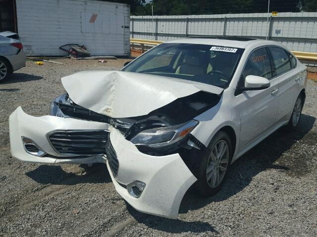4T1BK1EB9FU183415 - 2015 TOYOTA AVALON XLE WHITE photo 2