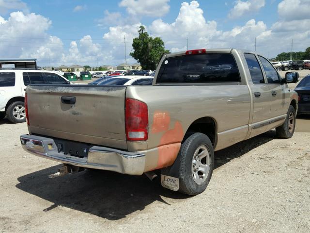 3D7HA18N82G111471 - 2002 DODGE RAM 1500 BEIGE photo 4