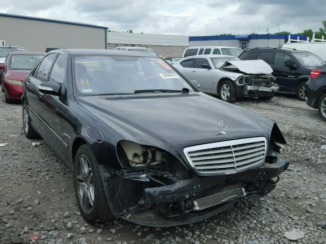 WDBNG76J46A467126 - 2006 MERCEDES-BENZ S 600 BLACK photo 1