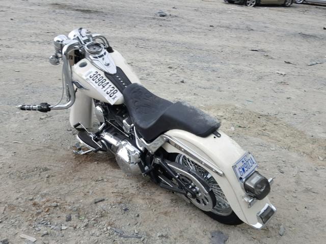 1HD1BWV16EB051063 - 2014 HARLEY-DAVIDSON FLSTC HERI CREAM photo 3