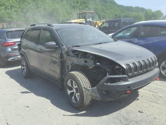 1C4PJMBX4JD505384 - 2018 JEEP CHEROKEE T CHARCOAL photo 1