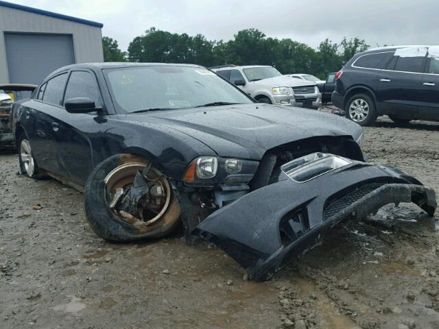 2C3CDXBG3CH203604 - 2012 DODGE CHARGER SE BLACK photo 1