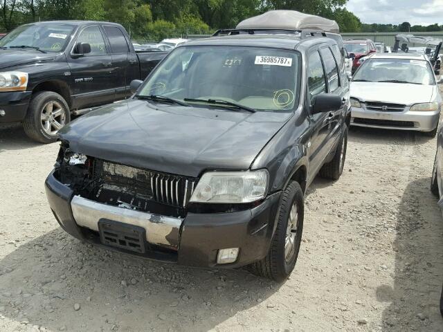 4M2CU57166KJ00866 - 2006 MERCURY MARINER GRAY photo 2