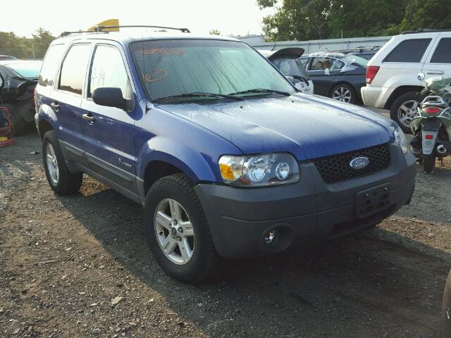 1FMYU96H55KC30794 - 2005 FORD ESCAPE HEV BLUE photo 1