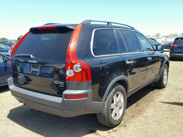 YV1CM59HX41120793 - 2004 VOLVO XC90 BLACK photo 4