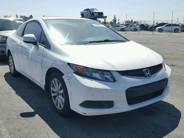 2HGFG3B13CH548086 - 2012 HONDA CIVIC EXL WHITE photo 1