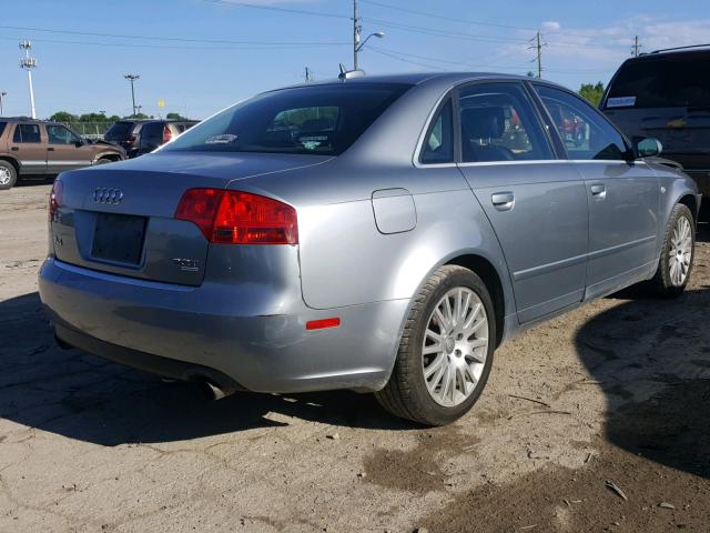 WAUDF78E66A284565 - 2006 AUDI A4 2.0T QU GRAY photo 4