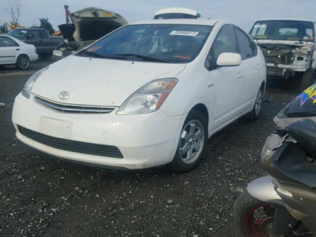 JTDKB20U597879386 - 2009 TOYOTA PRIUS WHITE photo 2