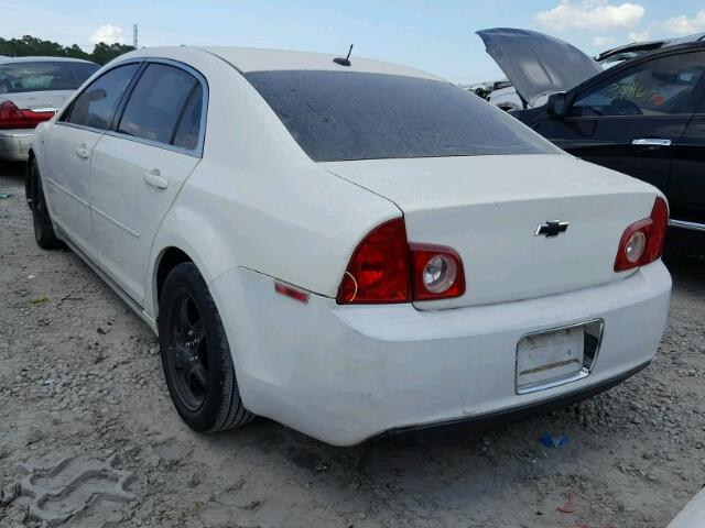 1G1ZH57B084247116 - 2008 CHEVROLET MALIBU 1LT WHITE photo 3
