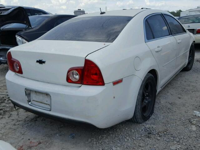 1G1ZH57B084247116 - 2008 CHEVROLET MALIBU 1LT WHITE photo 4