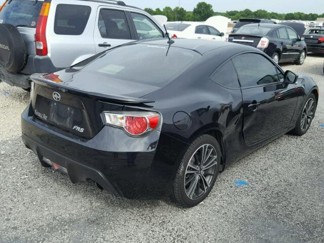 JF1ZNAA14D2726921 - 2013 TOYOTA SCION FR-S BLACK photo 4