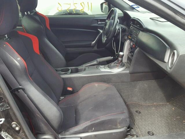 JF1ZNAA14D2726921 - 2013 TOYOTA SCION FR-S BLACK photo 5