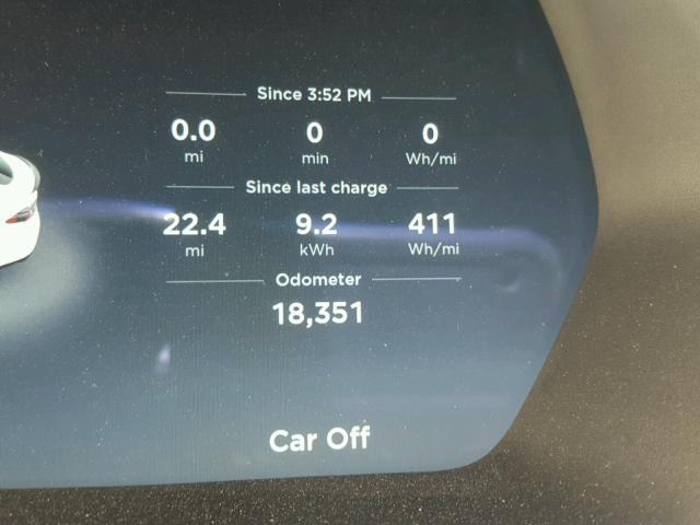 5YJSA1H27EFP69167 - 2014 TESLA MODEL S 白色 照片 8