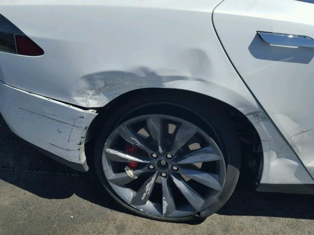 5YJSA1H27EFP69167 - 2014 TESLA MODEL S 白色 照片 9