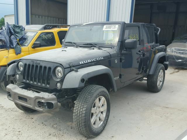 1C4BJWFG6FL515671 - 2015 JEEP CHER SE BLACK photo 2