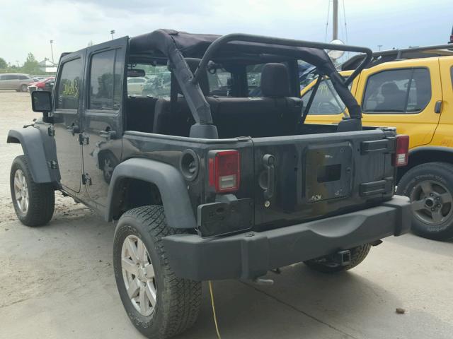 1C4BJWFG6FL515671 - 2015 JEEP CHER SE BLACK photo 3