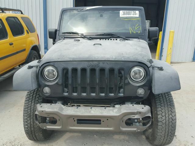 1C4BJWFG6FL515671 - 2015 JEEP CHER SE BLACK photo 9