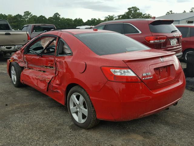 2HGFG12948H505149 - 2008 HONDA CIVIC EXL წითელი ფოტო 3