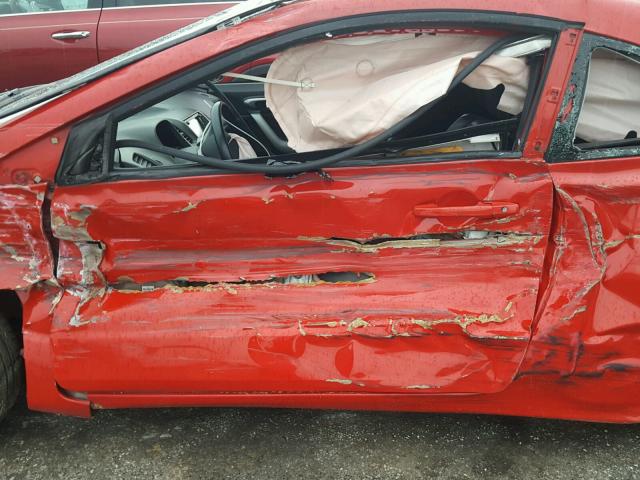 2HGFG12948H505149 - 2008 HONDA CIVIC EXL წითელი ფოტო 9