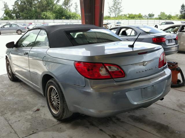 1C3LC45K48N249426 - 2008 CHRYSLER SEBRING GRAY photo 3