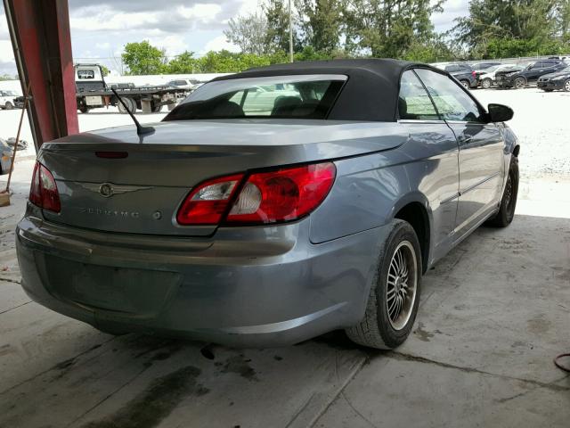 1C3LC45K48N249426 - 2008 CHRYSLER SEBRING GRAY photo 4