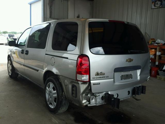 1GNDV23W88D187031 - 2008 CHEVROLET UPLANDER L 银色 照片 3