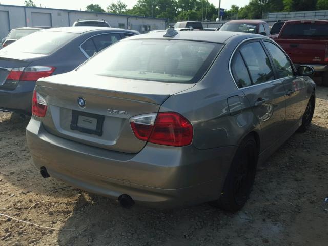 WBAVB77548NM06126 - 2008 BMW 335 I GOLD photo 4