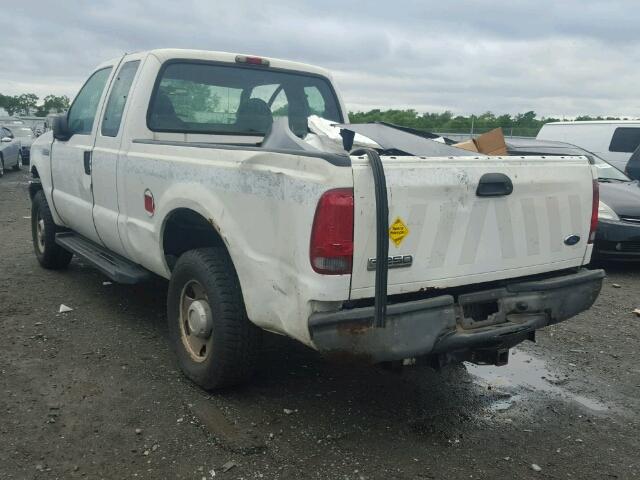 1FTSX21576EA01670 - 2006 FORD F250 SUPER WHITE photo 3