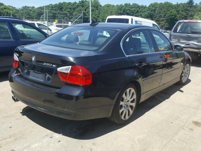 WBAVD33516KV62468 - 2006 BMW 330 XI BLACK photo 4