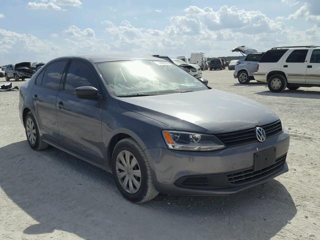 3VW2K7AJ3EM230801 - 2014 VOLKSWAGEN JETTA BASE 灰色 照片 1