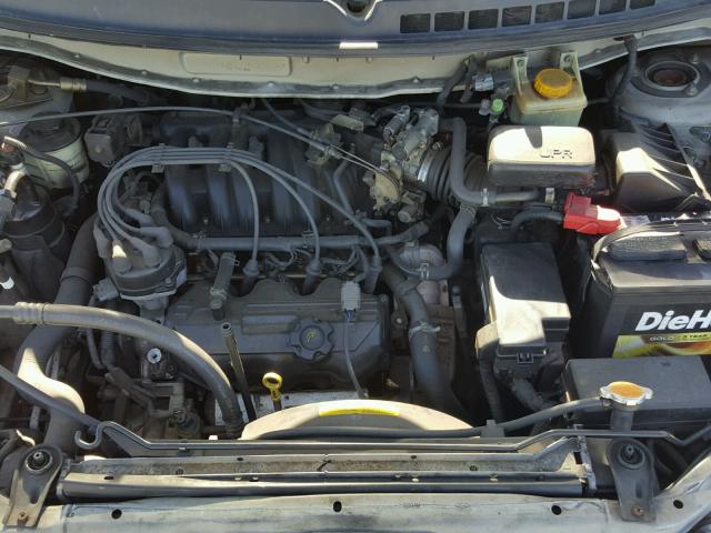 4N2ZN16T31D812626 - 2001 NISSAN QUEST SE GRAY photo 7