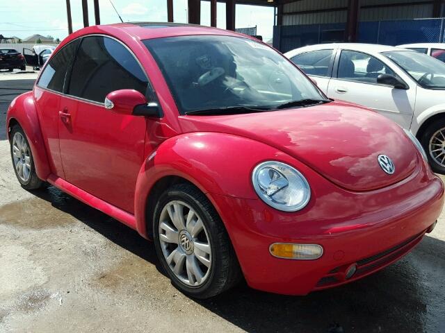 3VWCD21C53M442938 - 2003 VOLKSWAGEN NEW BEETLE RED photo 1
