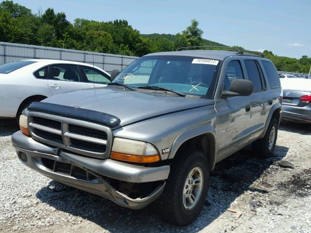 1B4HS28Z5YF292312 - 2000 DODGE DURANGO TAN photo 2