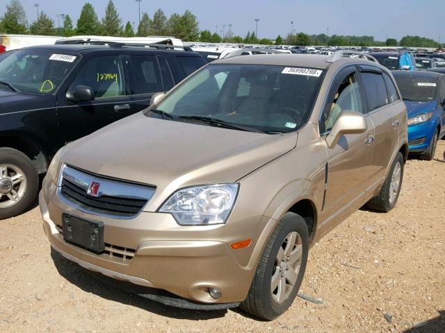 3GSDL73748S569422 - 2008 SATURN VUE XR GOLD photo 2